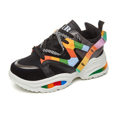Trendy Colorful Flat Sneakers for Women (Dad Shoes)